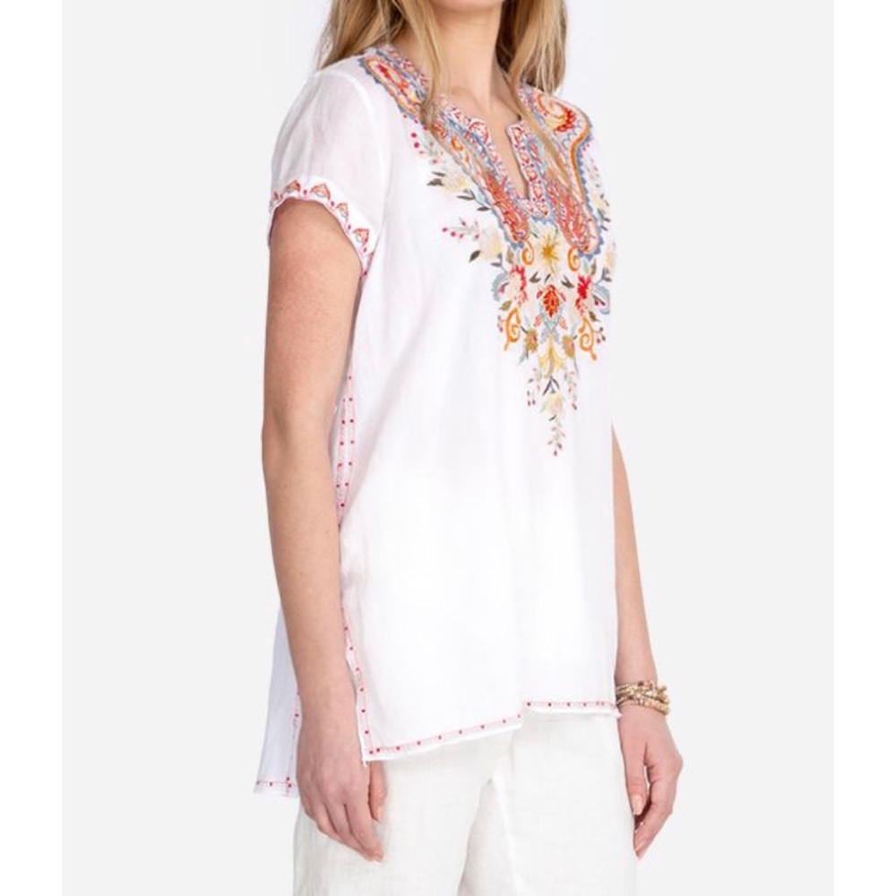 Johnny Was Tikal Swing Blouse